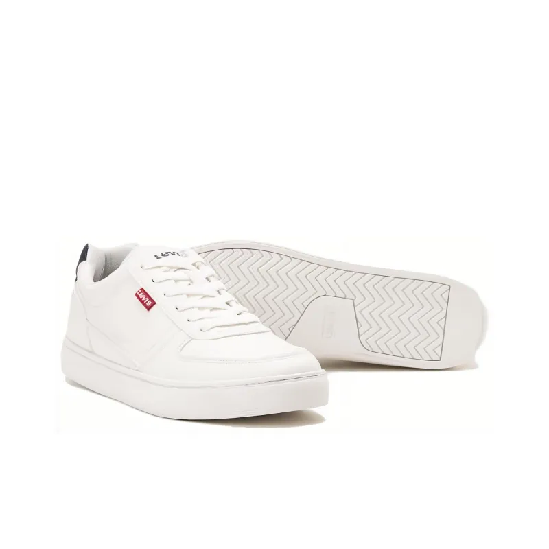 Levi’s Cushioning Wear-Resistant Low-Top Skateboard Shoes Men's White-4