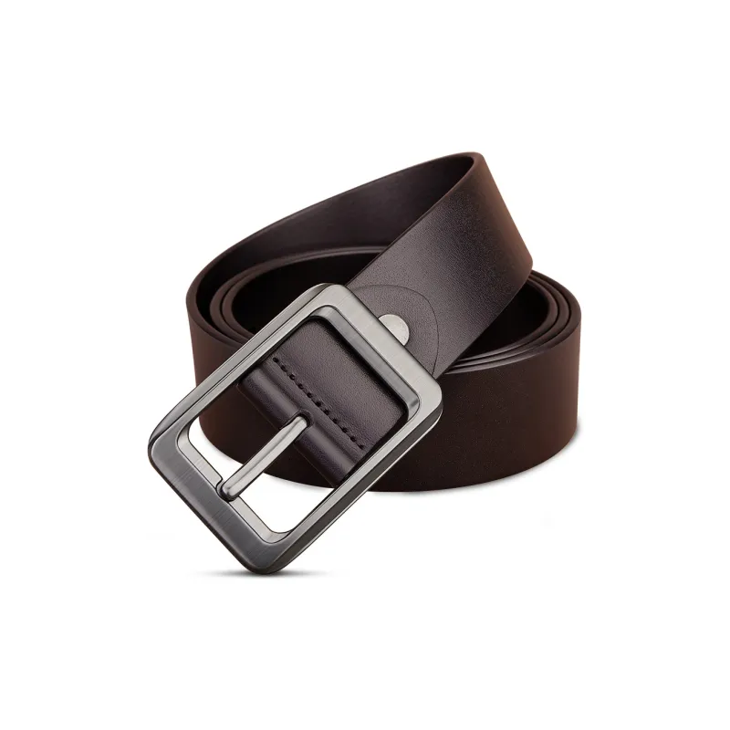 WilliamPOLO Top Grain Cow Leather Leather Belts Men's Width  3.8cm-2