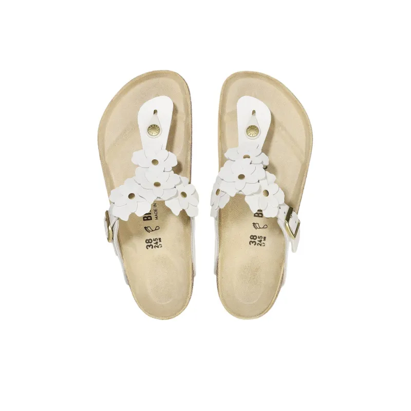 Birkenstock Gizeh Flip Flops Women's White Regular-3