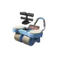 [Sit-Up Combo-Blue]Includes Knee Pad, Rebound Smart APP Chronograph Digital Display, Load Capacity 400 Catty-Non-Side Flip