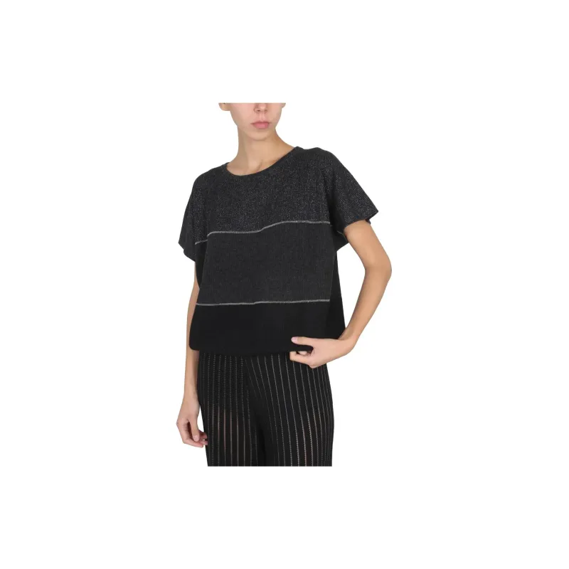 Fabiana Filippi Lurex Detailed Turtleneck Jumper-2