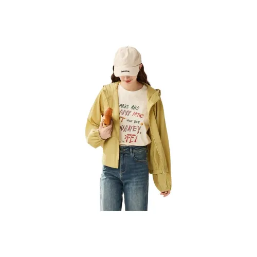 Asuka and new sake Jackets Women's Mustard Yellow