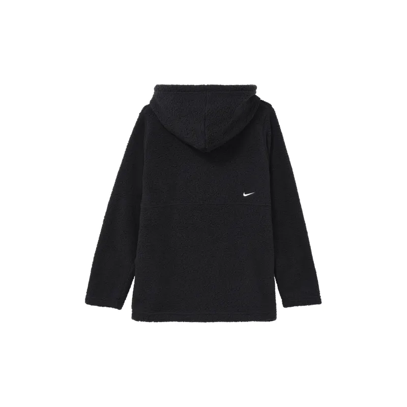 Nike Therma-FIT Women'ss Logo Letter Print Hooded Pullover Sweatshirt Black-3