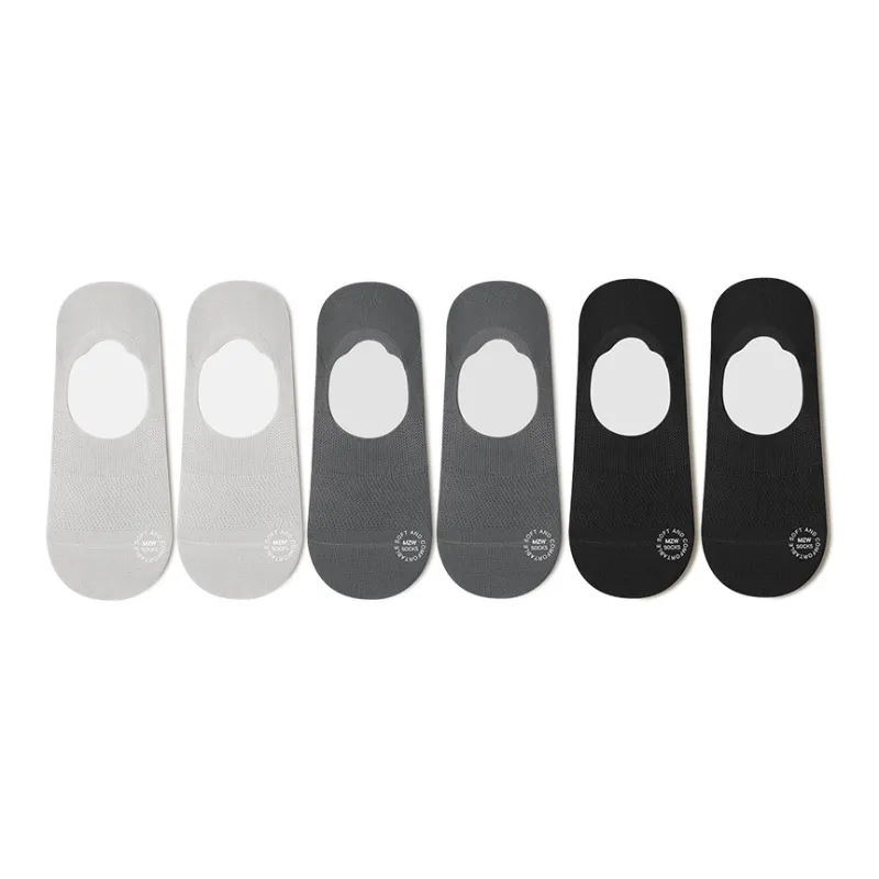 B&C.Room SS24 No Show Socks Spring Summer Men's 6 Pack-9