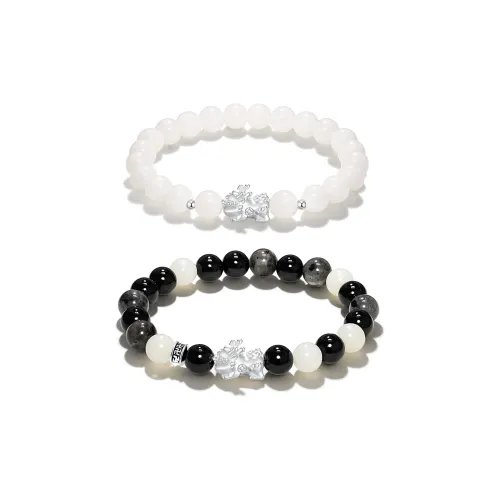 FOREVER MELODY Bodhi Root Textile Beaded Bracelet Unisex