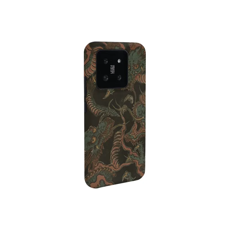 Keshami PC Material Fully Enclosed Impact Resistant Matte Qinglong Phone Cases Suitable For Xiaomi 14/14pro-4