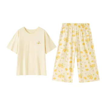 Top Melon Pajama Set Women's Daffodil Yellow