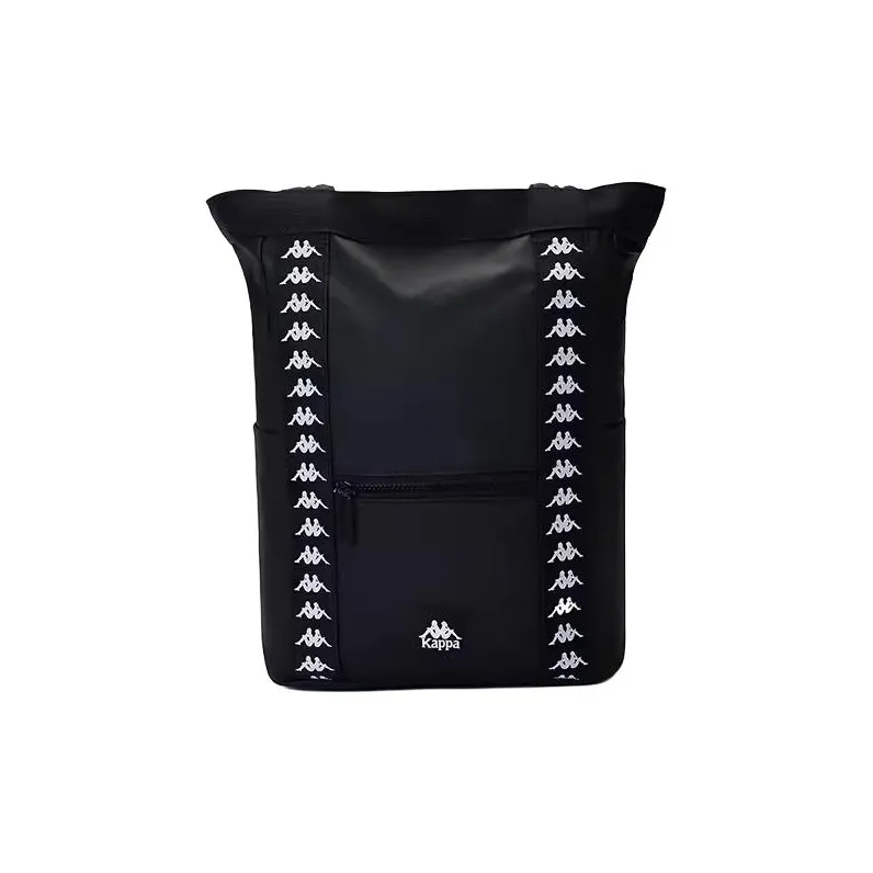 Kappa Fabric Backpack Regular Unisex Black-0