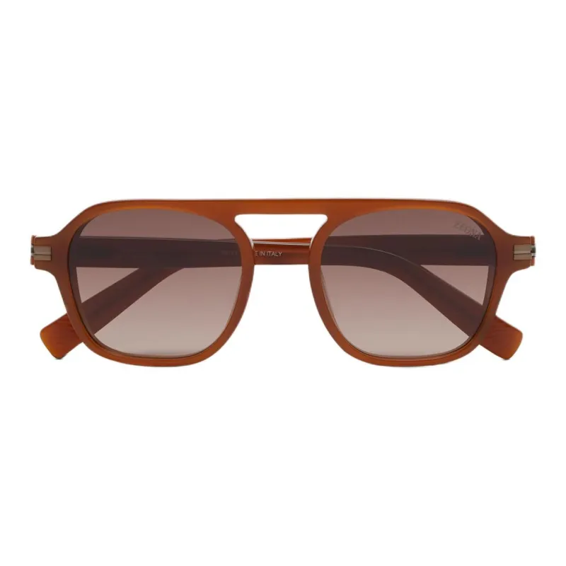 Ermenegildo Zegna Aurora Ii Pilot frame Sunglasses-0