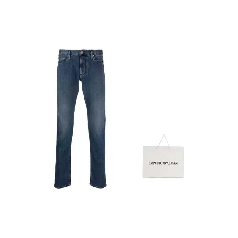 EMPORIO ARMANI FW22 Jeans Men's Blue-1