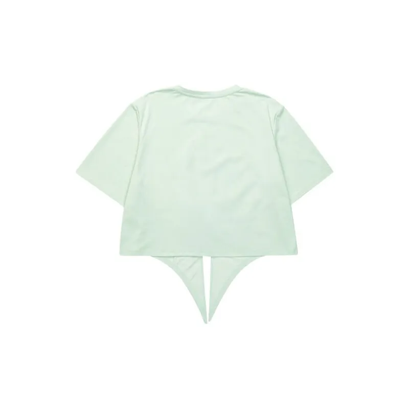 Skechers Drop Shoulder Sleeve T Shirt Women's Lily Green-1
