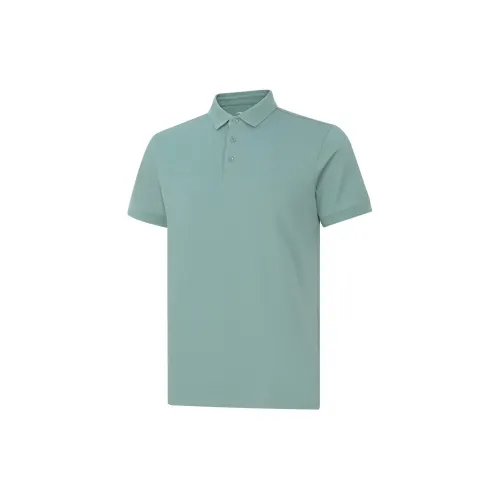 LINING Polo Shirts Men Lake Mist Green