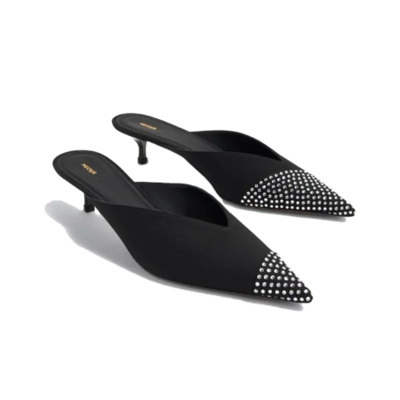 NEOUS Stud-embellished Mules-2