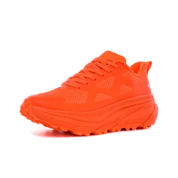 TREEPERI Cushioning, Slip Resistant, Lightweight, Height Enhancing Low Top Running Shoes Unisex Fluorescent Orange