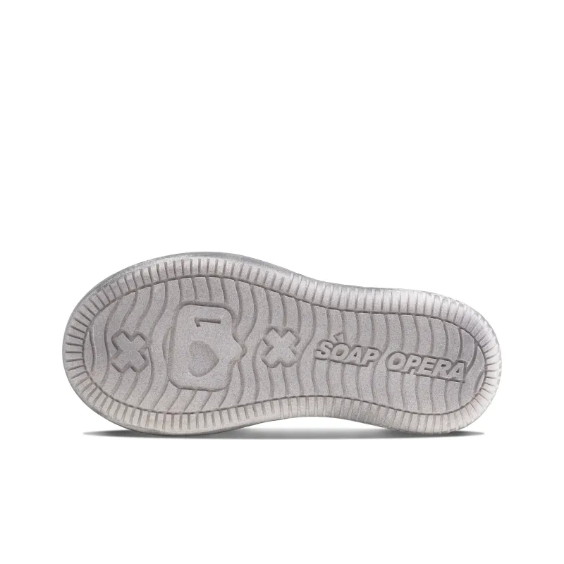 SOAP OPERA Wiping Color Series Canvas Shoes Unisex Low Top Gray-9