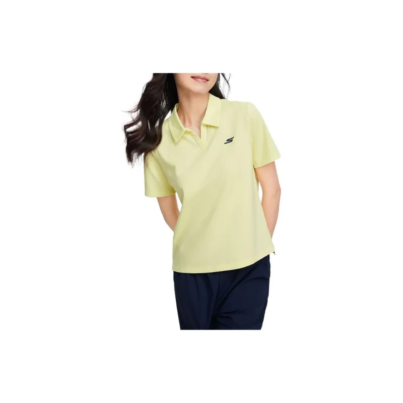 Skechers Polo Shirt Women's Elf Yellow-1