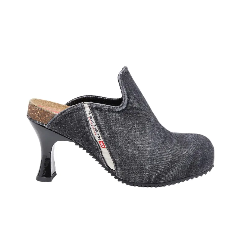 DIESEL D Woodstock Denim Mules Women's-1