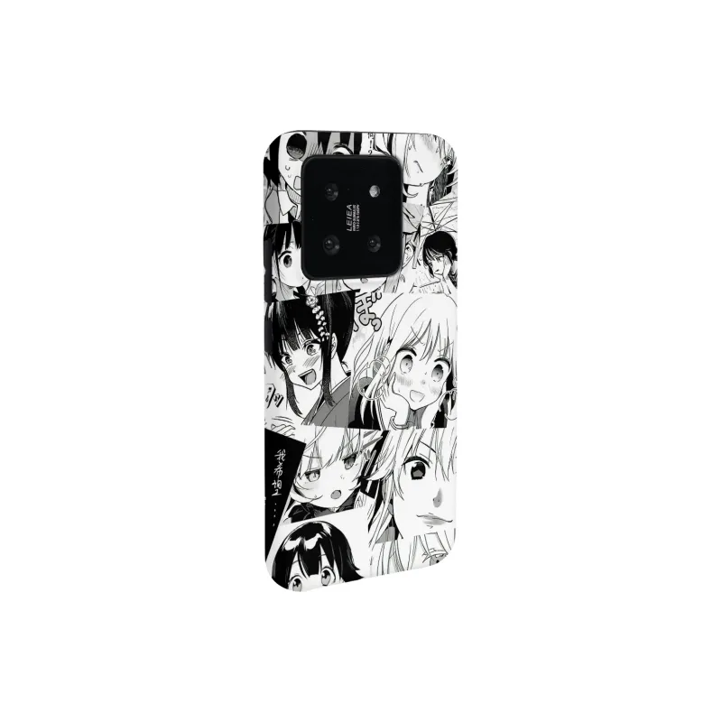 Keshami PC Material Fully Enclosed Impact Resistant Matte Comic Girlish Phone Cases Compatibility  Xiaomi 15 Pro/14 Pro-4
