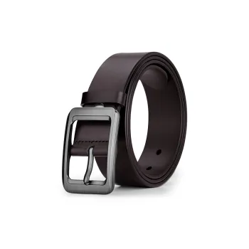 WilliamPOLO Top Grain Cow Leather Leather Belts Men's Width: 3.8cm