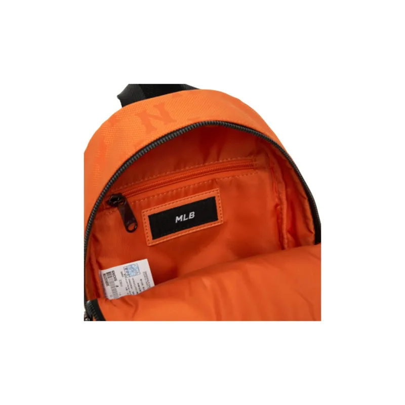 MLB Nylon Fabric Combo Bag, Backpack Regular Unisex Orange-4
