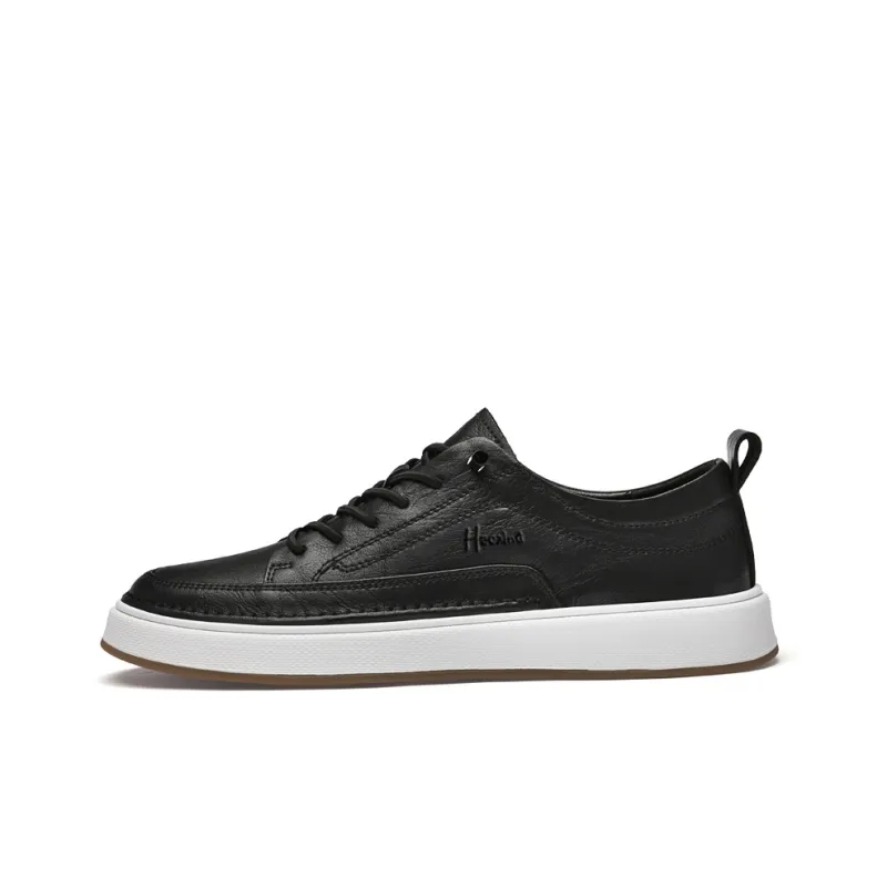 Extravagant Breathable Water Resistant Wear Resistant Cushioning Low Top Skateboard Shoes Men's Black-0