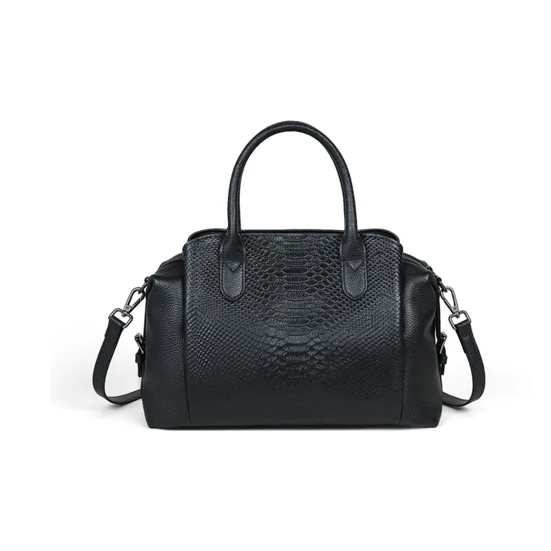 COMELY Cow Leather Crossbody Bags Handbags Regular Women's Black-1