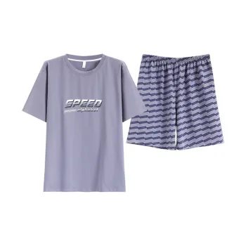 Mulong Family Pajama Set Men's Steel Blue