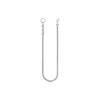Balenciaga Pants Chains Women's Silver