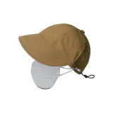 [2-Piece Set]Khaki Hats & Caps+Glacier Gray Sun Protection Face Mask