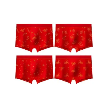 Rich Birds Underpants Men's 4 Pack Red