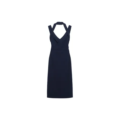 LOKUINTUS Slip Dresses Women's Dark Blue