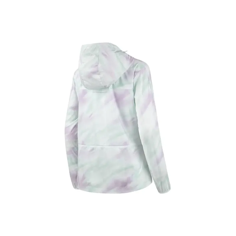 Skechers Jackets & Coats Women's Purple Green Ink Wash Rendering-1
