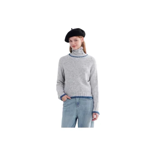 Asuka and new sake Sweaters Women's Light Gray