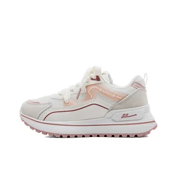 WARRIOR Chunky Sneakers Women's Low Top Pink