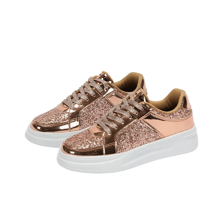 Singing Wear-Resistant Lightweight Breathable Height Increasing Low-Top Skateboard Shoes Women's-2