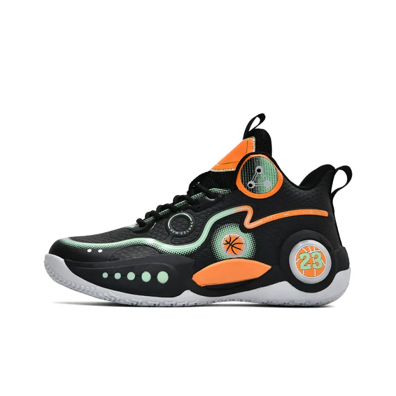 Black tailed Deer Cushioning, Slip Resistant, And Abrasion Resistant High Top Basketball Shoes Unisex-7