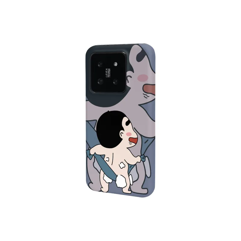 Keshami PC Material Fully Enclosed Impact Resistant Matte Scrubber Aixin Phone Cases Suitable For Xiaomi 14/14pro-3