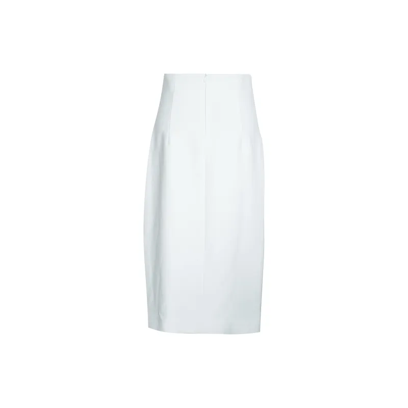 ROEYSHOUSE Casual Long Skirts Women's White-1