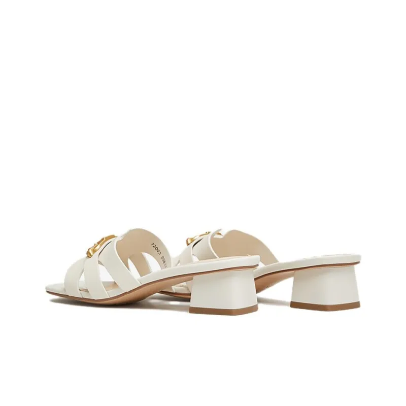 TATA Slide Slippers Women's Solid Color-7