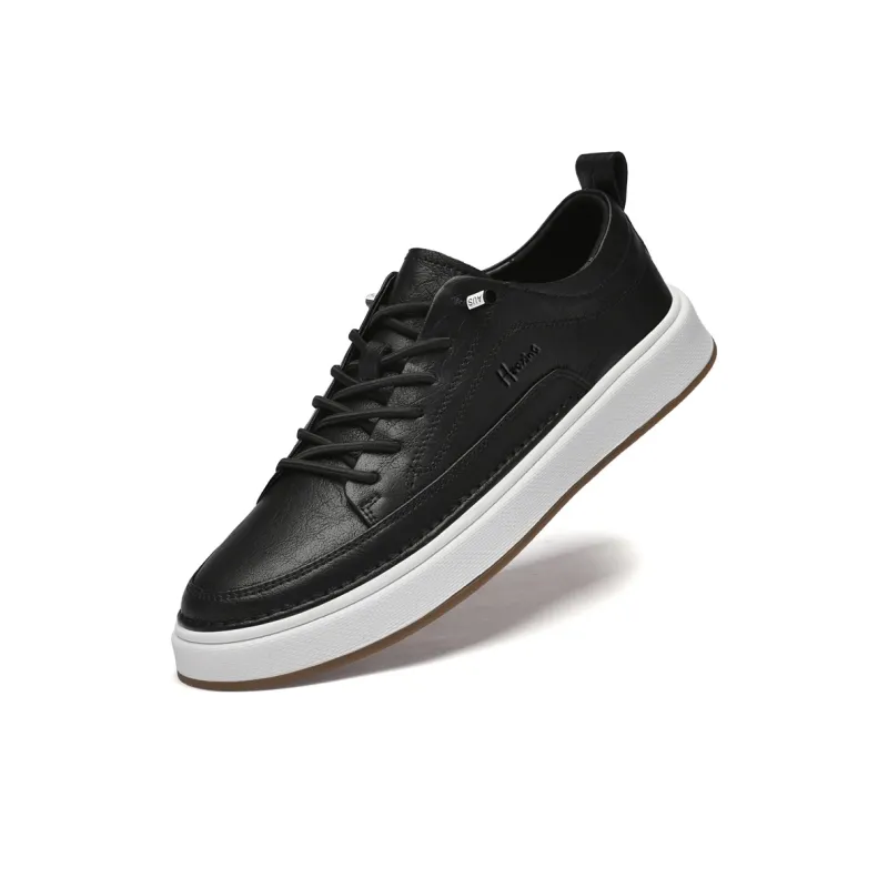 Extravagant Breathable Water Resistant Wear Resistant Cushioning Low Top Skateboard Shoes Men's Black-2