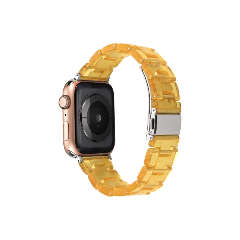 CHENSONG Watch Bands 45mm Unisex Iwatch Three bead Resin Strap-15