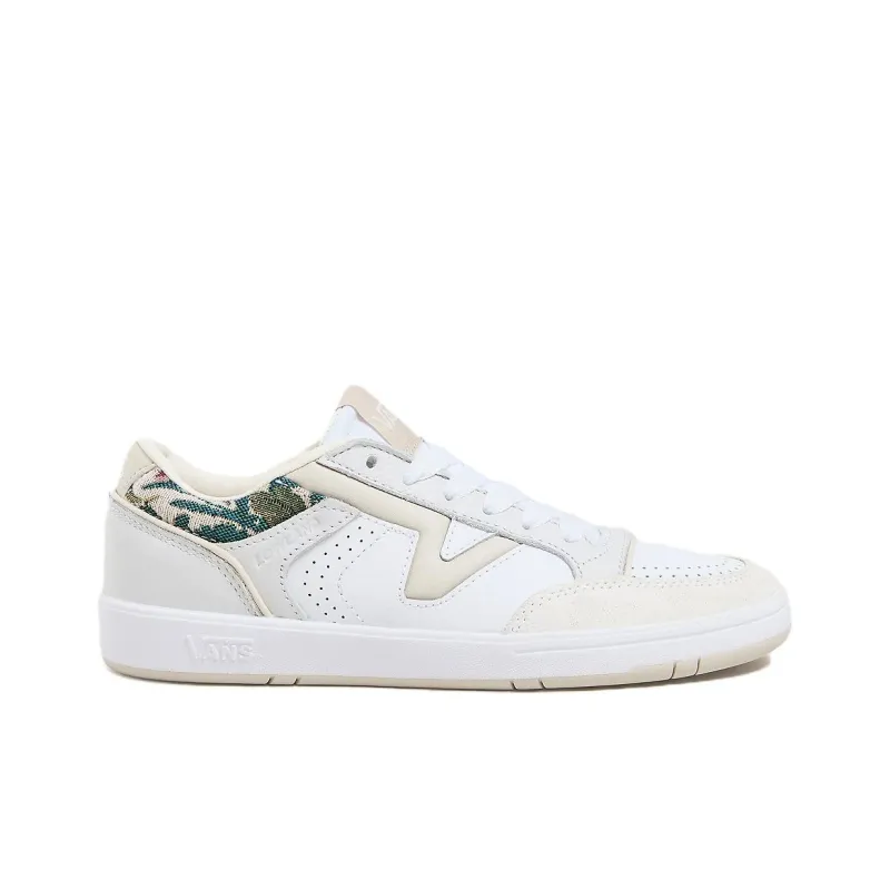 Vans Lowland ComfyCush JMP R Anti-Slip Wear-Resistant Low-Top Skateboard Shoes Unisex White Gray-1