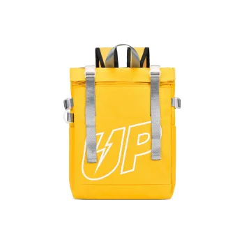 TURN UP Nylon Backpack Regular Unisex Yellow