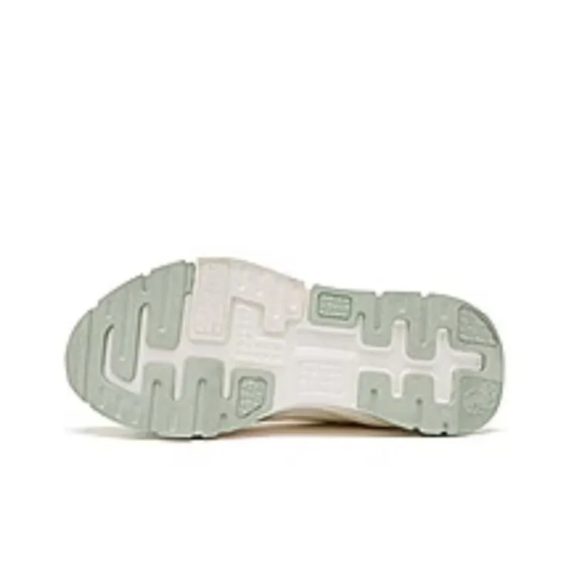 QIAODAN Vertical And Horizontal V Cushioned Wear Resistant Slip Resistant Low Top Casual Shoes Women's Gray Green-4