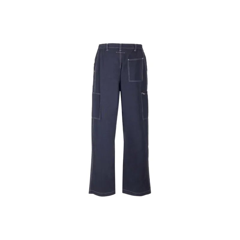 MM6 Maison Margiela Straight leg Cotton Trousers-1