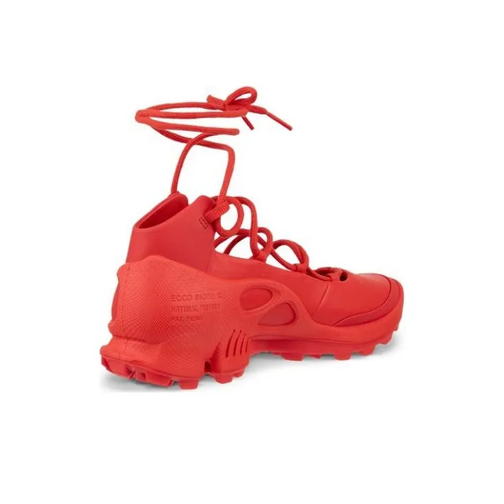 Ecco Low Top Casual Shoes Women's Red-2