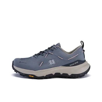 KOLON SPORT Rockridge Outdoor Shoes Men Low Top Smoke Gray AS, Charcoal Gray CI, Forest Green FO