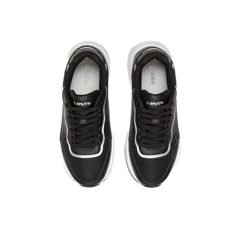Levi's Cushioning, Wear Resistant Low Top Casual Shoes Women's Black-3
