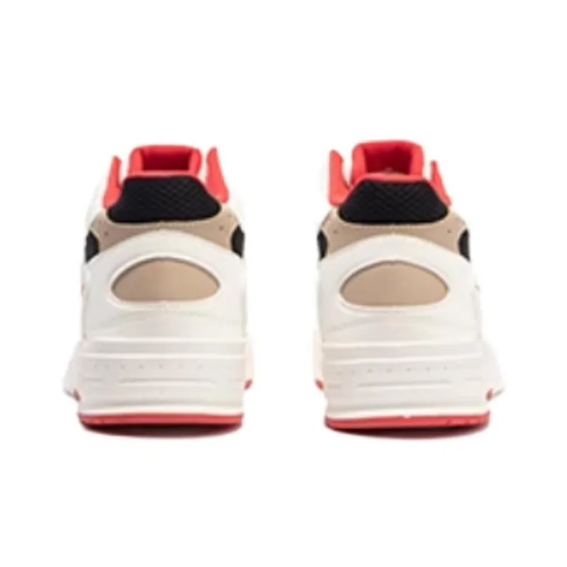 361° Anti Slip Wear Resistant High Top Skateboard Shoes Men's White Red-4