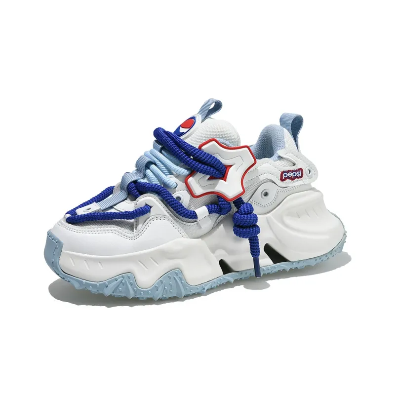 Pepsi Jelly Color Series Cushioned Slip-Resistant Abrasion-Resistant Low-Top Chunky Sneakers Unisex Exclusive Box-16